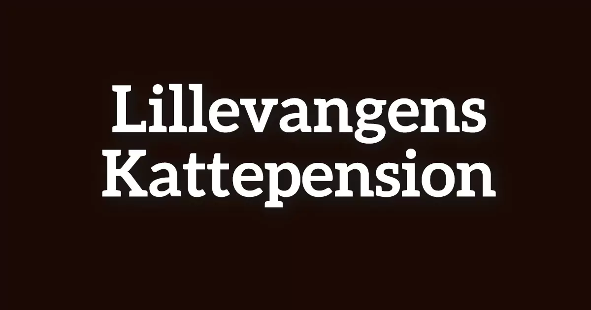 Lillevangens Kattepension