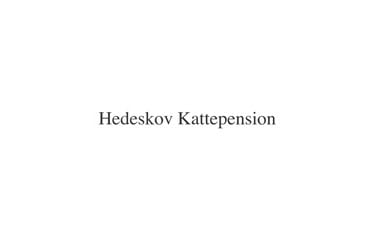 Hedeskov Kattepension