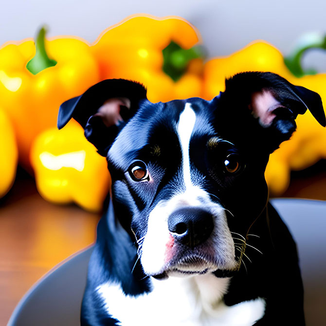 Hunde spiser pebberfrugter