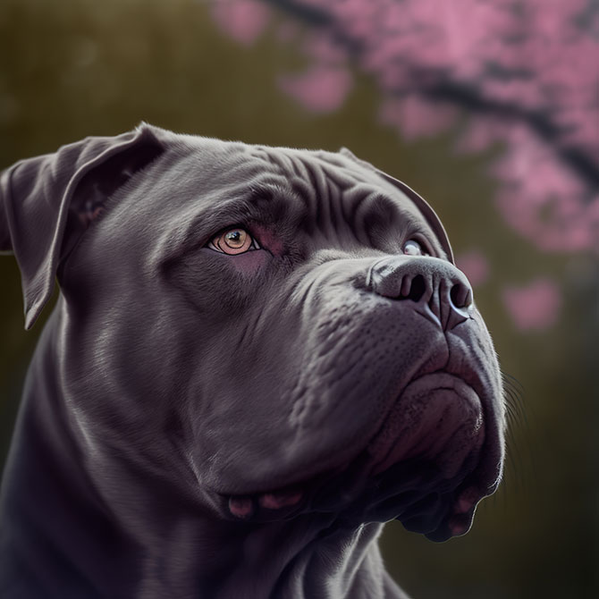 Realistisk digital billede af italiensk Cane Corso hund