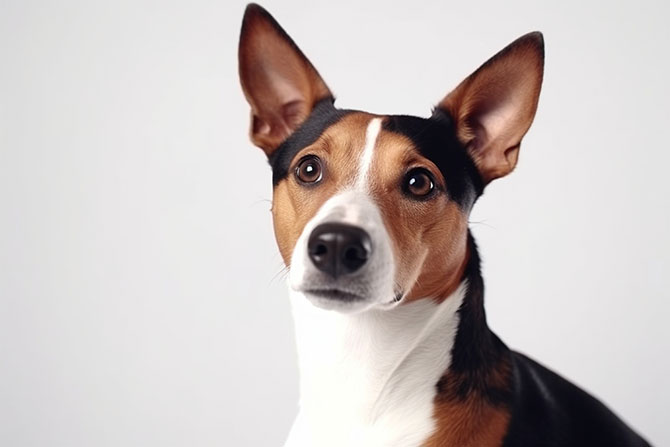 Venlig Basenji hund